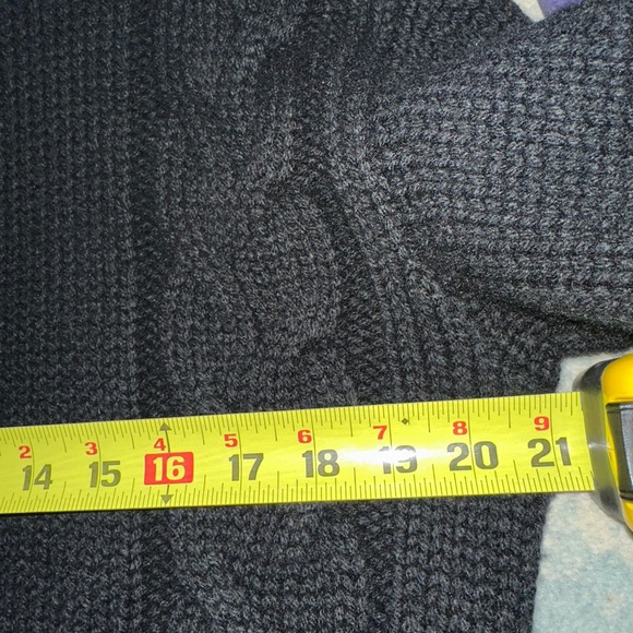 Gucci Men Black Web Striped Wool Cable Knit - Small (oversized) - Picture 13 of 13